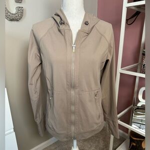 Calvin Klein Performance Beige Zip Up Hoodie